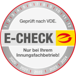 E-Check Partner geprüft nach VDE.